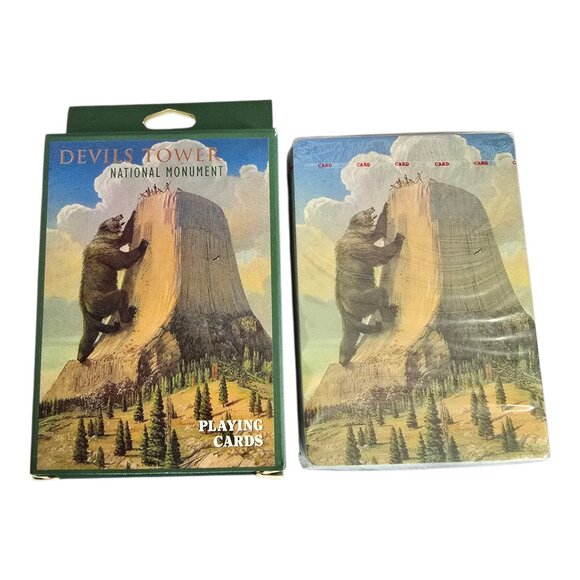 NEW Sealed America's First National Monument Devil's Tower Wyoming Playing Cards - Picture 1 of 9